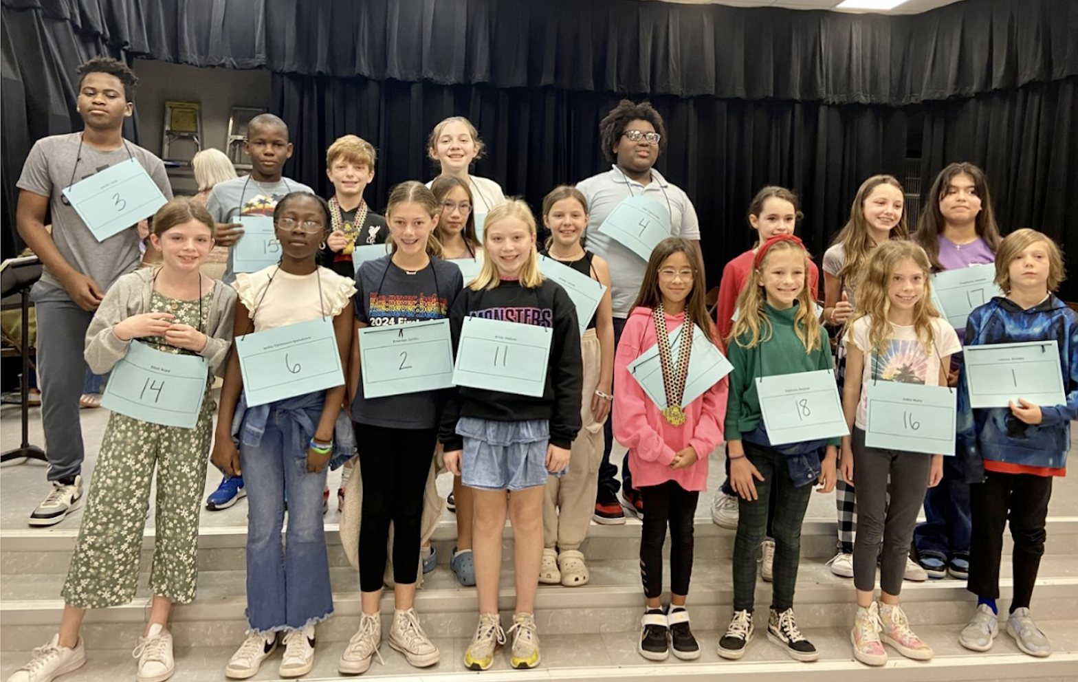 MPE Spelling Bee Participants